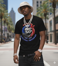 BAP BAP "Brothers Applying Pressure" CHAMPION Graphic Tee – Men's Streetwear Shirt
