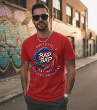 BAP BAP "Brothers Applying Pressure" CHAMPION Graphic Tee – Men's Streetwear Shirt