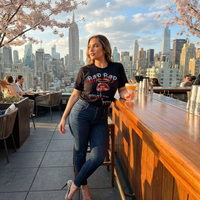 BAP BAP "Boujee & Petty" CHAMPION Graphic Tee – Women's Streetwear Shirt