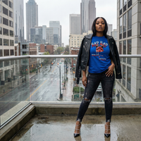 BAP BAP "Boujee & Petty" CHAMPION Graphic Tee – Women's Streetwear Shirt
