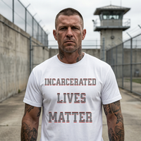 BAP BAP "Incarcerated Lives Matter" CHAMPION Graphic Tee - Front & Back Print - Unisex Streetwear